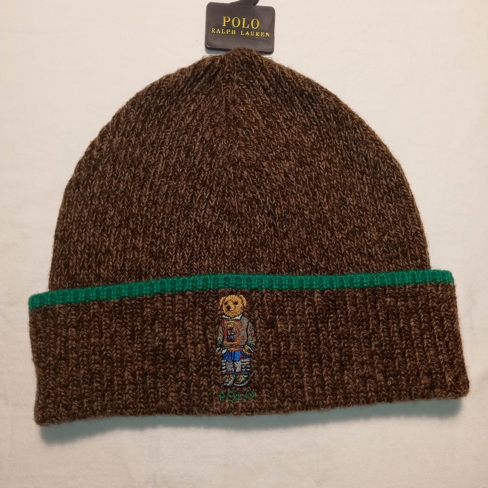 COPY - COPY - Polo bear winter Ralph Lauren ski.  beenie. - Picture 2 of 6